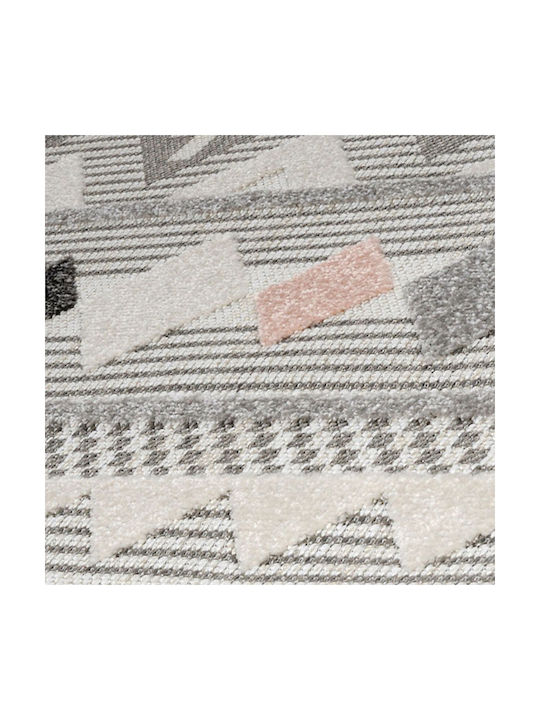 Tzikas Carpets 54098-255 Summer Wicker Bedroom Rugs Set Tenerife Gray 332-0-335-54098-255 3pcs