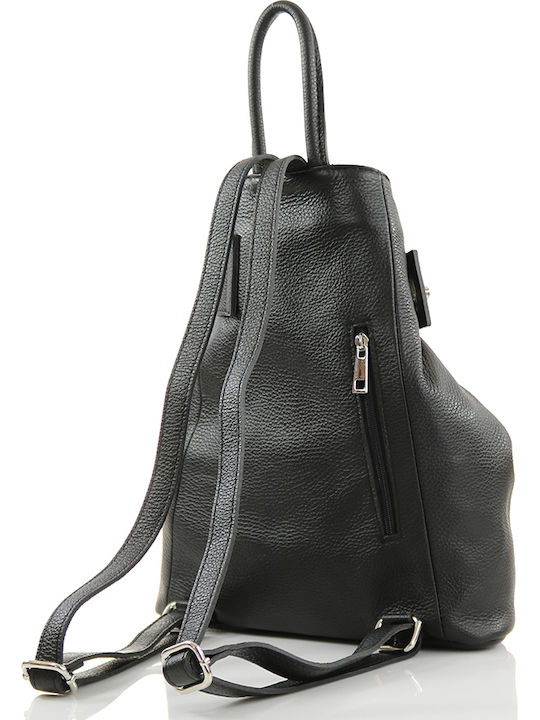 Passaggio Leather Women's Leather Backpack Black