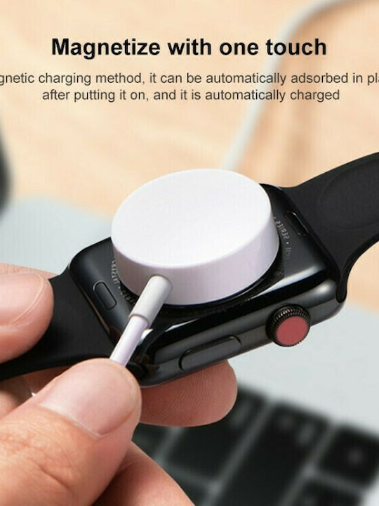 Wiwu M7 Magnetic Wireless Charger Ladegerät für Apple Watch Weißς