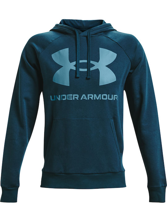 Rival Big Sweatshirt Fleece with Hood Navy