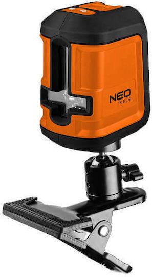 Neo Tools Selbstnivellierend Linear Laser-Wasserwaage Grüner Strahl 1.5V mit Arbeitsbereich 15m