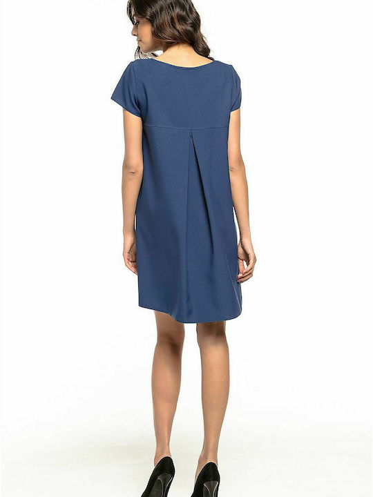 Tessita Sommer Mini Kleid Blau