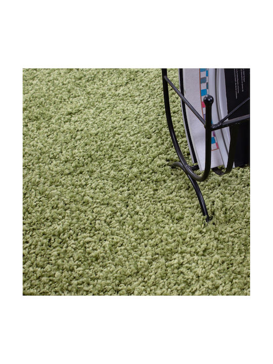 Rug 1500 Green 100% Polypropylene D: 160 cm.