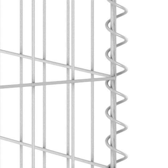 vidaXL Garden Fencing Material 1pcs Silver