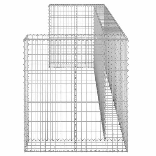 vidaXL Garden Fencing Material 1pcs Silver