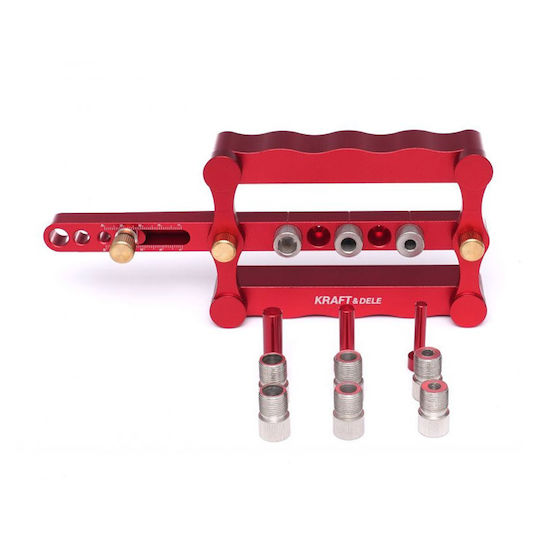Kraft & Dele Drill Guide for Dowels and Hinges 10pcs KD10572