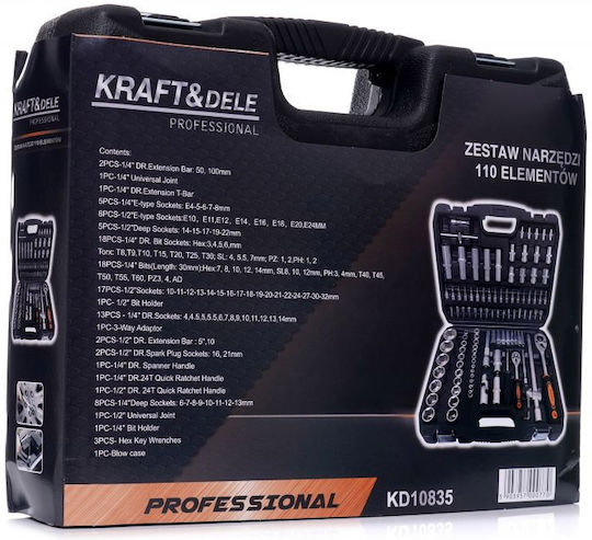 Kraft & Dele Valiza cu 101 Unelte
