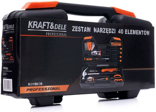 Kraft & Dele Куфарче с 40 инструменти