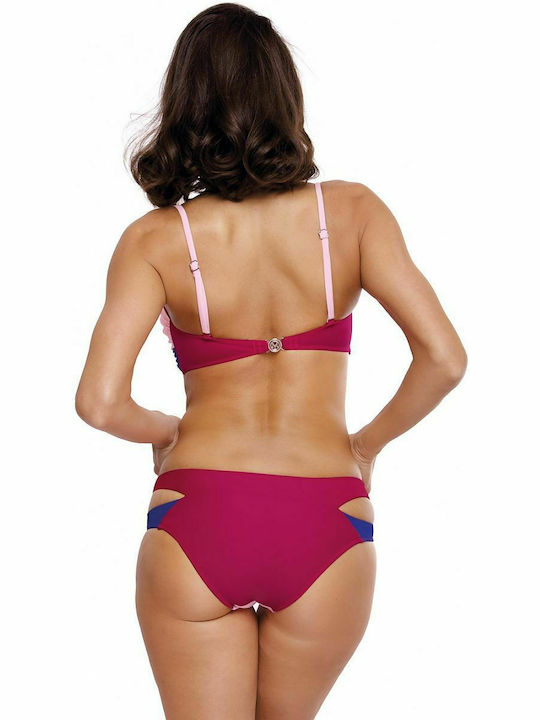 Marko Bikini Set Bra & Slip Bottom Fuchsia Light Pink