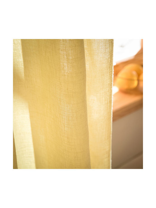 Gofis Home Curtain with Grommets Combe 37 Spring Green 502 140x280cm