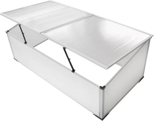 vidaXL 40213 Seed Propagator with Aluminum Frame with 2 lids 0.55x1.1x0.41m