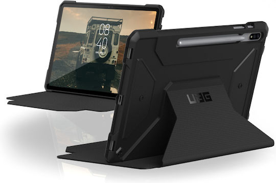 UAG Metropolis SE Flip Cover Ανθεκτική Μαύρη (Galaxy Tab S8+)