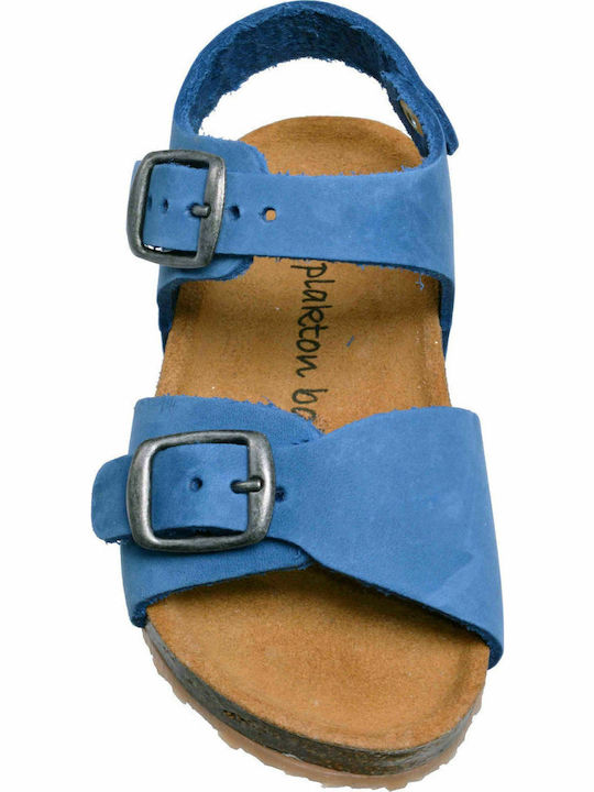 Παιδικά Πέδιλα Pixel Ανατομικά Nobuck Blue