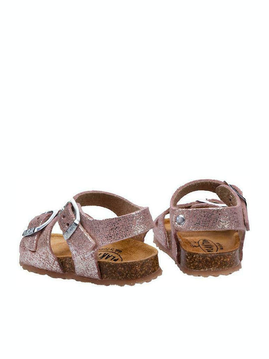 Kinder Sandalen Poxy Anatomisch Glitter Brush Rose
