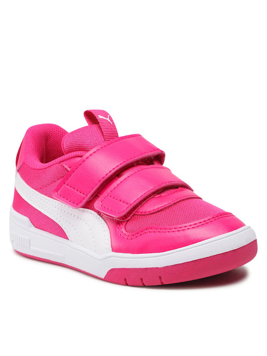 Puma Kids Sneakers Multiflex with Scratch Pink