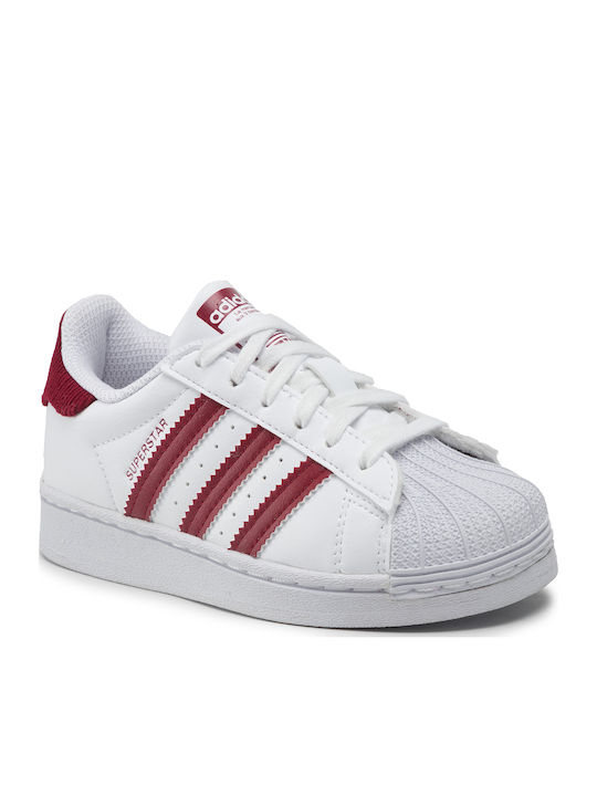 Superstar Superstar Kids Sneakers Cloud White / Collegiate Burgundy
