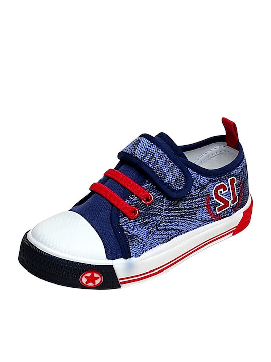Παιδικά Sneakers με Σκρατς Μπλε