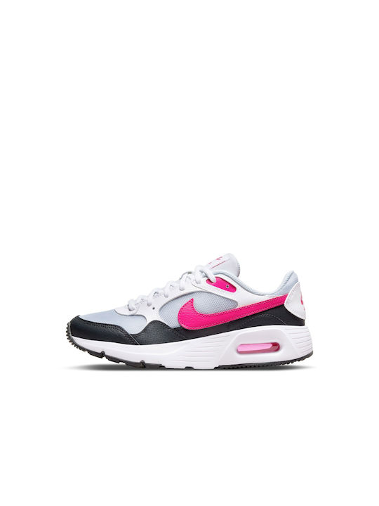 Nike Air Max Kids Sneakers with Laces Pure Platinum / Pink Prime / White