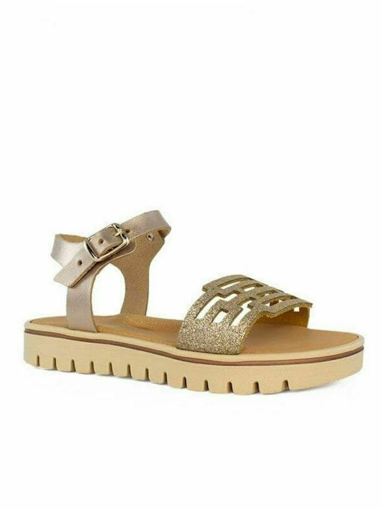 Kinder Sandalen Anatomisch Gold