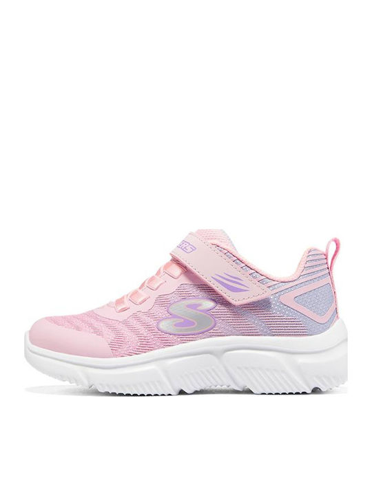 Go Run Kids Sports Shoes Running with Hoop & Loop Closure Pink