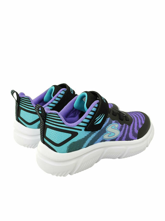 Go Run 650 Kids Sports Shoes Running with Hoop & Loop Closure Purple