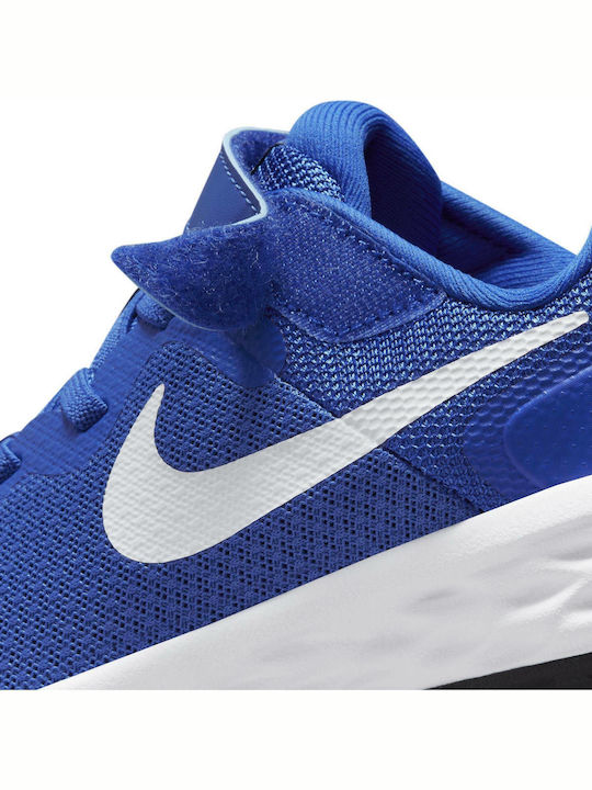 Revolution Revolution 6 Kids Sports Shoes Running with Hoop & Loop Closure Game Royal / White / Black