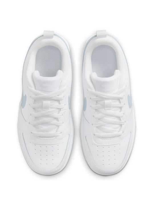 Court Court Borough Low 2 Kids Sports Shoes with Laces White / Aura White