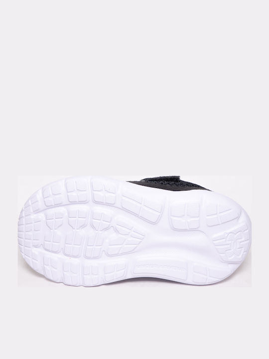 BPS Surge Kids Sports Shoes Running with Hoop & Loop Closure Black