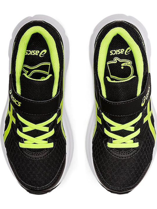 Jolt 3 Kids Sports Shoes Running with Hoop & Loop Closure Black