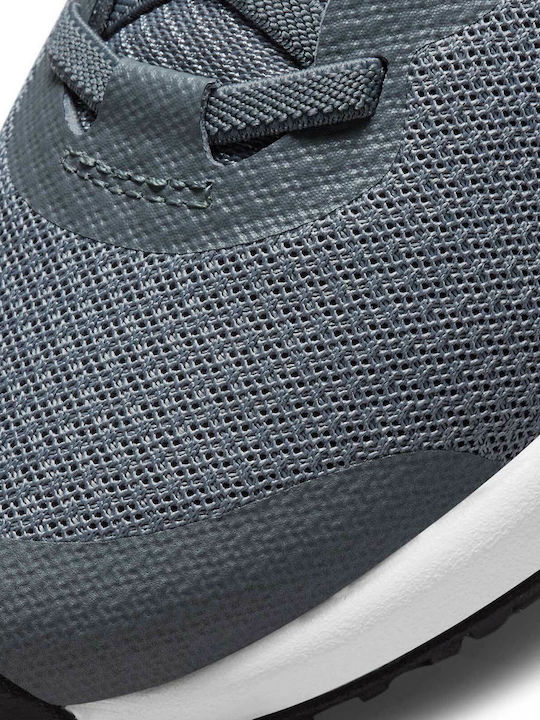 Revolution Kids Sports Shoes Running with Hoop & Loop Closure Grey