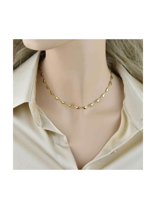 Eros Chain Gold 5MM 316L stainless steel chain necklace 60 cm