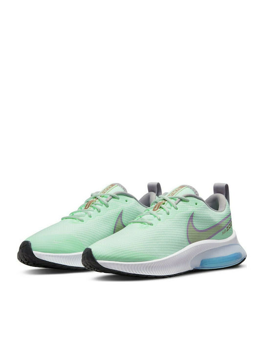 Air Zoom Arcadia Gs Kids Sports Shoes Running with Laces Green