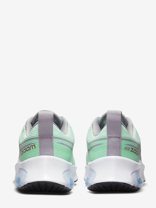 Air Zoom Arcadia Gs Kids Sports Shoes Running with Laces Green