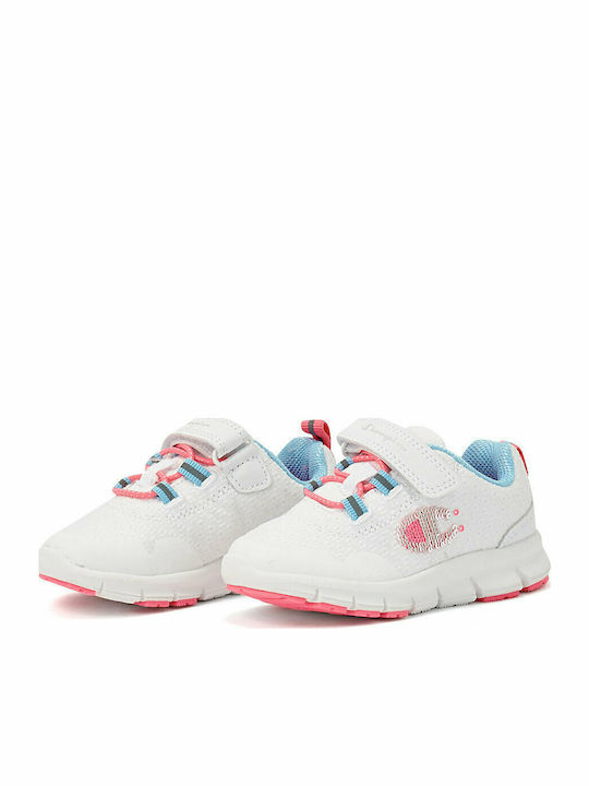 Flippy G Αθλητικά Παιδικά Παπούτσια Running με Σκρατς Λευκά