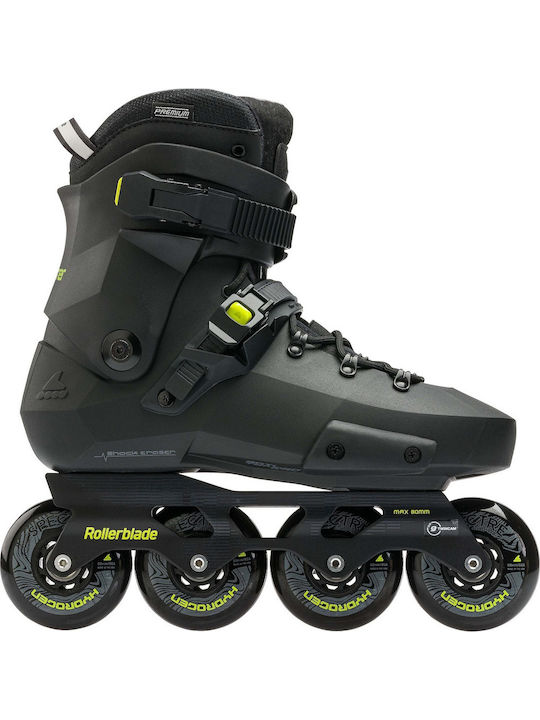 Αθλοπαιδιά Inline Αυξομειούμενα Rollers Μαύρα Ενηλίκων