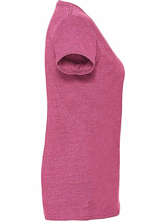 Russell Europe HD Werbe-T-Shirt Pink Marl