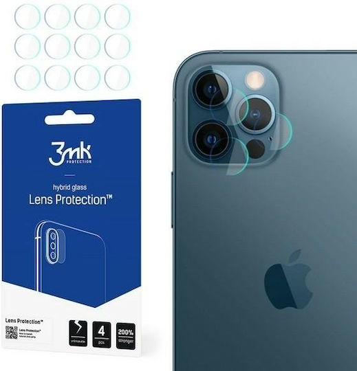 3MK Lens Protection 4τμχ Camera Protection Tempered Glass Transparent for the iPhone 13 Pro / 13 Pro Max