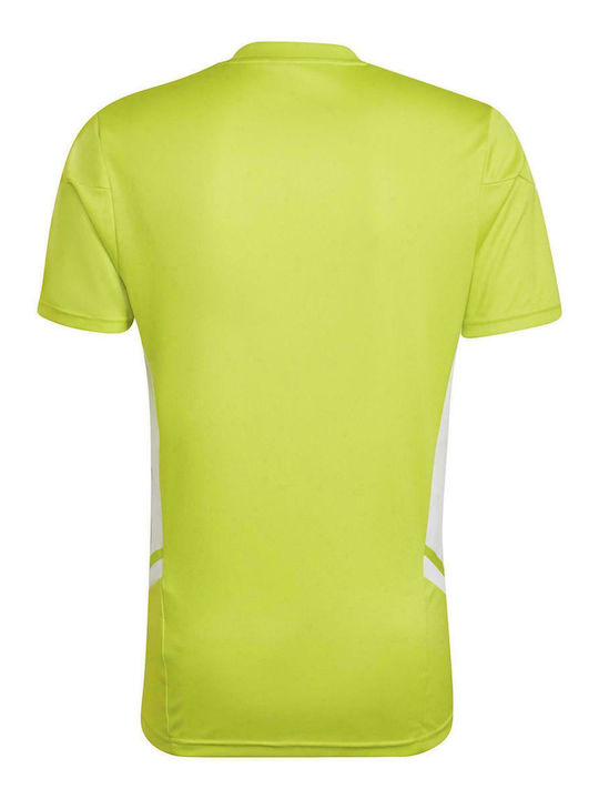 Adidas Condivo 22 Men's Short Sleeve T-shirt Yellow