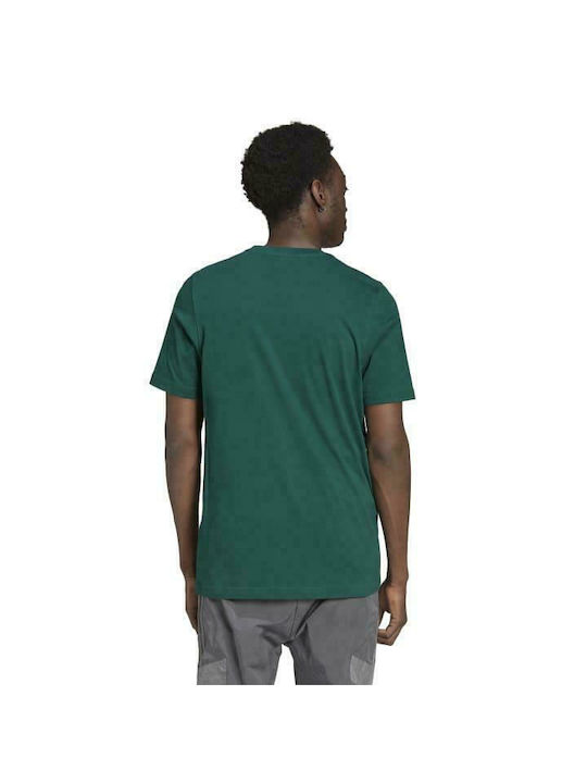 Adidas Adicolor Classics Trefoil Ανδρικό T-shirt Πράσινο με Λογότυπο