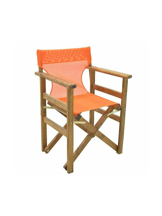 Klikareto Waterproof Director's Chair Canvas Orange 46x80cm.