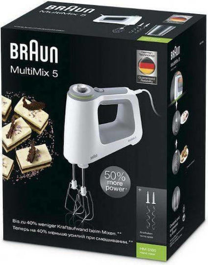 Braun Μίξερ Χειρός 350W Λευκό