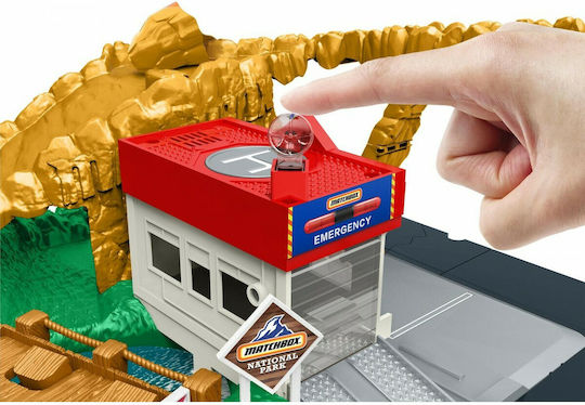Mattel Matchbox Canyon Adventure Playset Γκαράζ 1:64 για 3+ Ετών