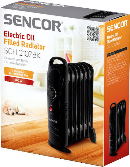 Sencor Καλοριφέρ Λαδιού με 7 Φέτες 700W