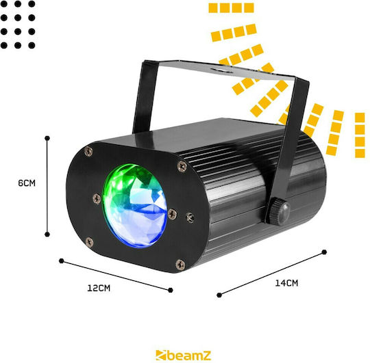 BeamZPro Φωτορυθμικό LED LWE20 RGB