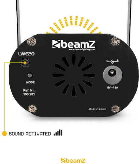 BeamZPro Φωτορυθμικό LED LWE20 RGB