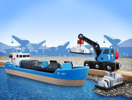 Brio Toys Macara De Marfă Bărcuță Pentru 3+ Ani