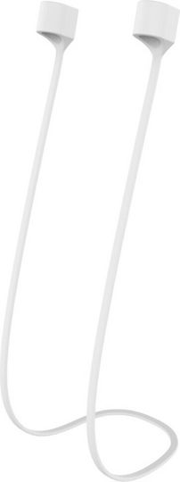 Anti-Lost Strap in White color for Apple AirPods 1 / AirPods 2