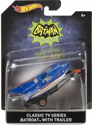 Hot Wheels Batman Fledermausboot Mit Anhänger Spielzeugauto Batboat Maßstab 1:50 Für 7+ Jahre