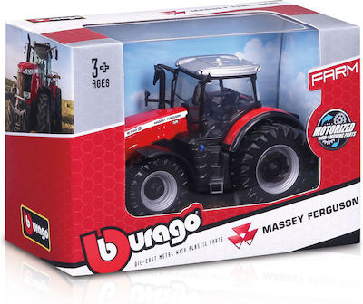 Bburago Tractor Massey Ferguson Roșu pentru 3++ Ani