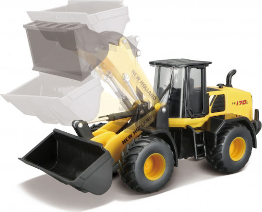 Bburago New Holland Construction Трактор Мащаб 1:50 Селскостопански За 3+ Години